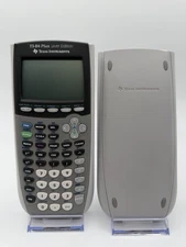 TI-84 Plus Silver Edition Graphing Calculator Tested w/ Cover