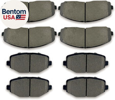 Set 8 pezzi pastiglie freno anteriori e posteriori in ceramica - adatte per Chrysler Town & Cou 2012-2016