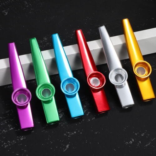 12 PIEZAS Kazoos Metal Kazoo Instrumento Kazoo Trompeta Práctica Kazoo para Adultos - Imagen 6 de 11