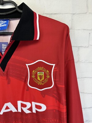 MANCHESTER UNITED 1994 1995 RETRO VINTAGE FOOTBALL SHIRT