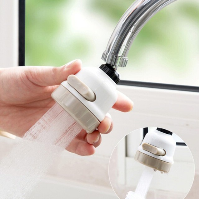 Kitchen Tap Head Water Saving Faucet Extender Sprayer Sink Spray Aerator Set Us