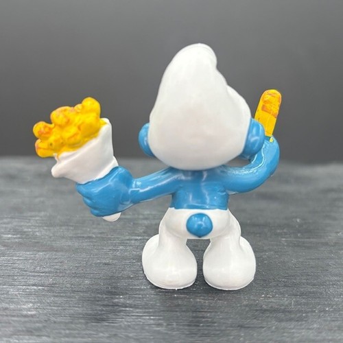 Schlümpfe 20131 Pommes Frites Schlumpf Sack Pommes Vintage Figur PVC Schleich Figur - Bild 4 von 6