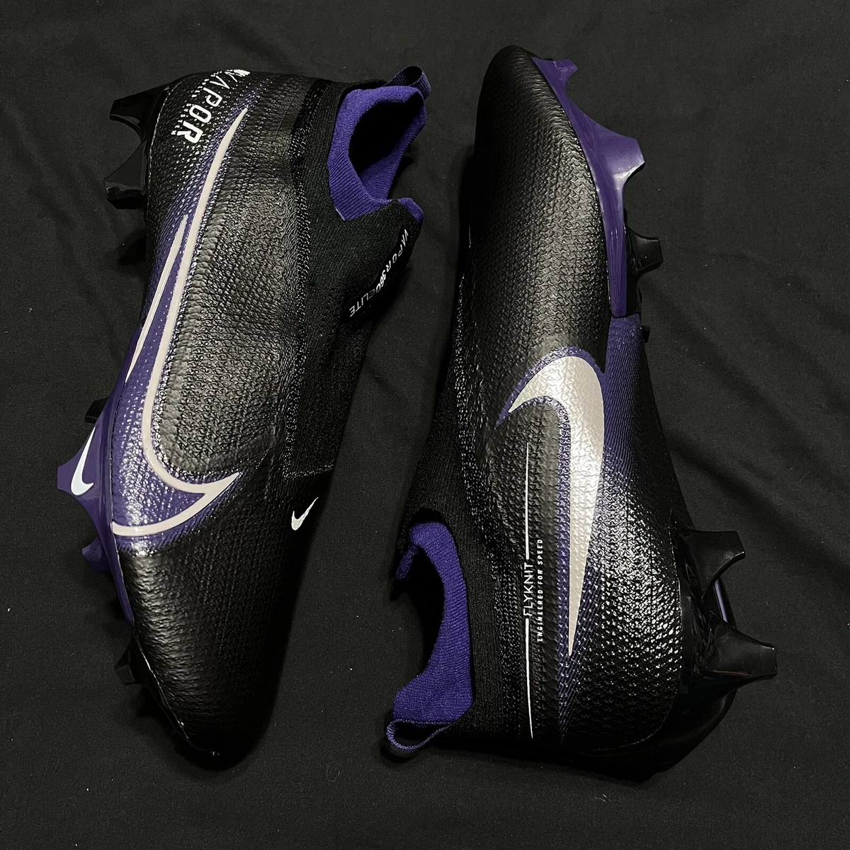 Nike Vapor‎ Edge Elite 360 FK Black Purple Football Cleat CV6282-001 Men Sz 13.5 Nike Vapor Edge Elite 360 FK Black Purple | Mercari main image 3