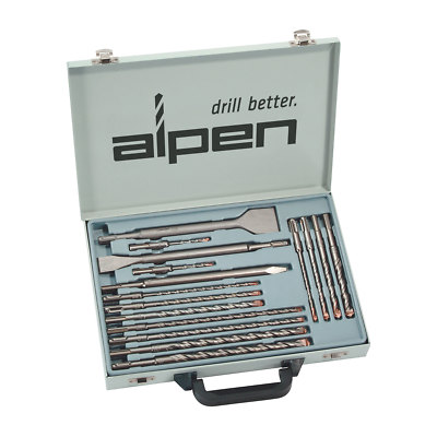 alpen KIT 16 SDS-plus F4 FORTE Hammerbohrer (5-14 mm) + Meißel 16-tlg. Satz