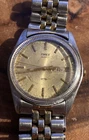 Vintage Men's Timex Quartz Silver Tone Analog Day Date Watch LA Cell WC Steel