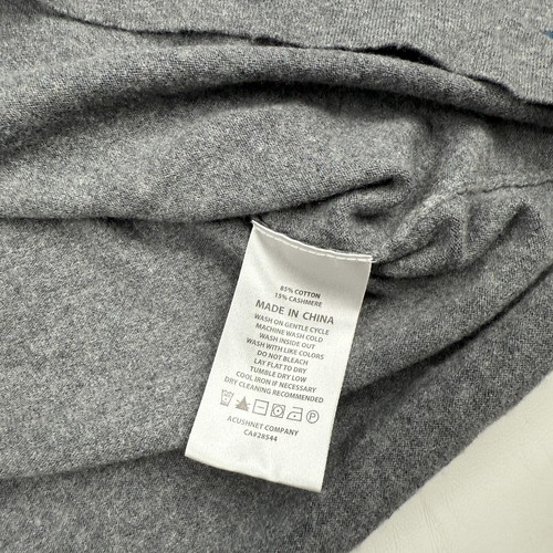 Footjoy Felpa con Cappuccio Uomo M Maglione Felpa Cotone Cashmere Golf Grigio Riga - Foto 8 di 10
