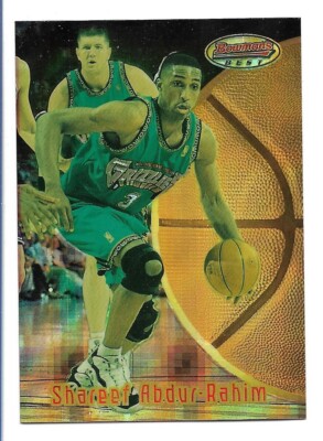 1998 Bowmans Best #BBP9 Atomic Refractor Shareef Abdur-Rahim  Grizzlies