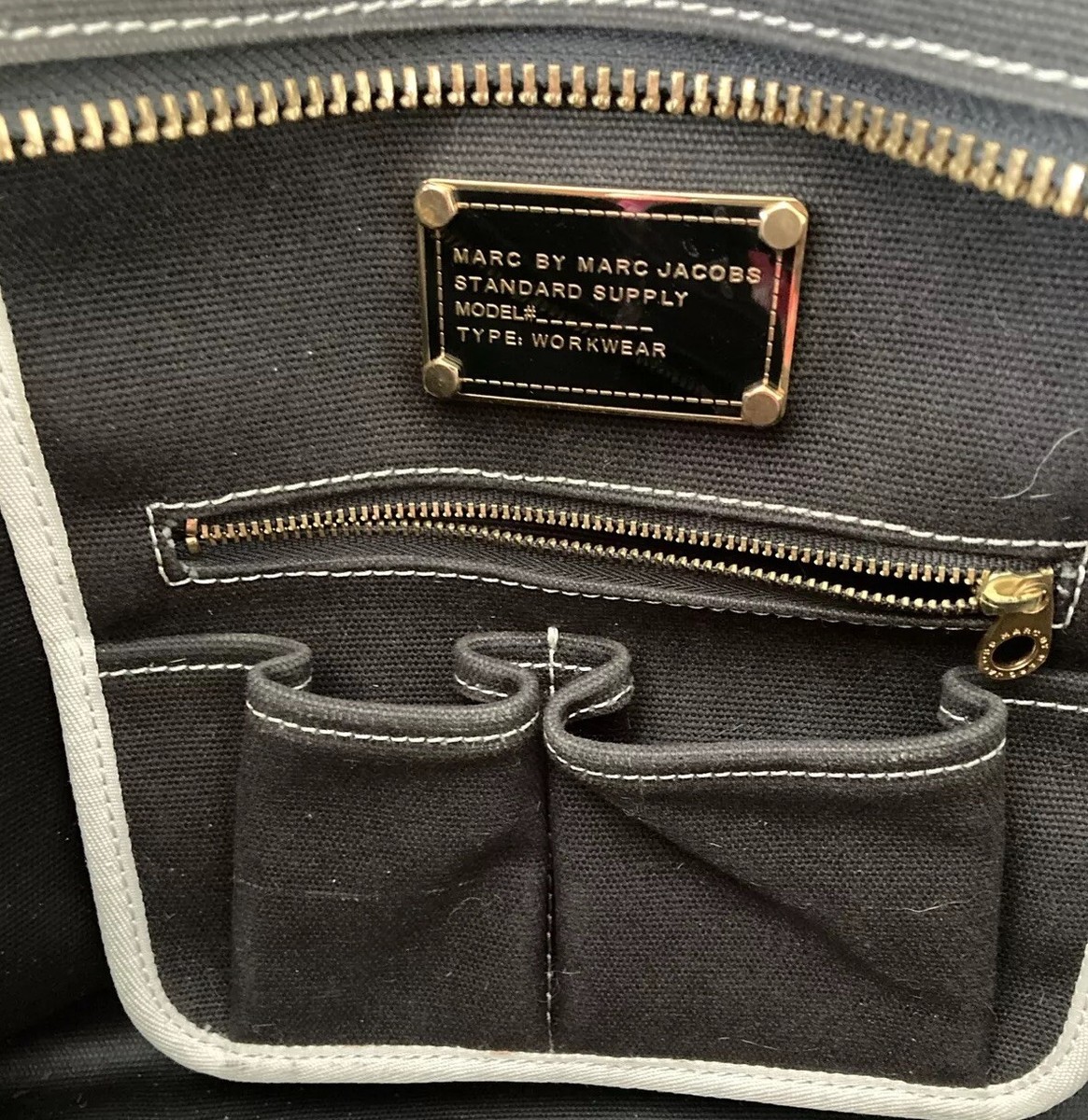MARC by Marc Jacobs Canvas Utility Standard Supply Tote Bag Model