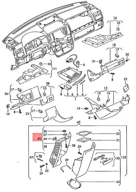 Genuine VW Campmobile Typ2 Transp. LT Campmobile-T5 T6 guide joint Genuine VW Campmobile Typ2 Transp. LT Campmobile-T5 T6 guide joint
