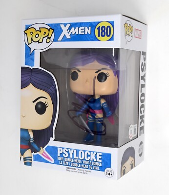 Olivia Munn Signed Funko Pop Marvel X-Men Psylocke #180 Autograph