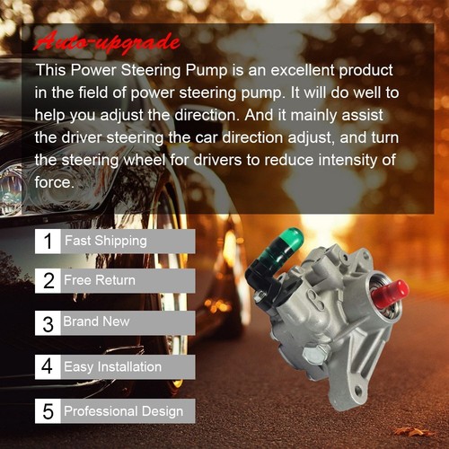 Power Steering Pump For 06-11 Honda Civic DX EX LX 1.8L L4 56110RNAA01 - Picture 3 of 10