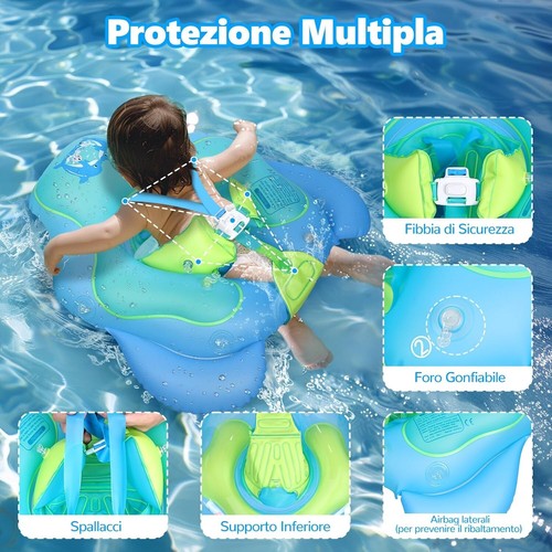 Baby Rettungsring Baby Donut mit Sonnenschirm Baby Pool 6-36 Monate - Bild 2 von 7