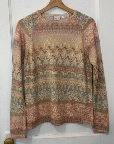 Suéter Anthropologie Postmark Para Mujer Pastel Floral Cuello Redondo, Talla S - Imagen 2 de 10