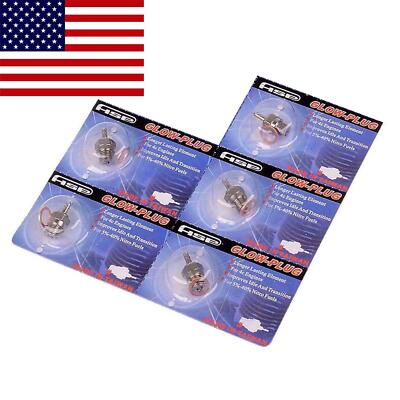 5pcs HSP 70117 N4 Super Spark Glow Plug No.4 Hot for RC Nitro Engines Car Truck