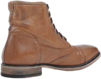John Varvatos Mens Tan Leather Moto Boots, 7 | eBay display picture 2