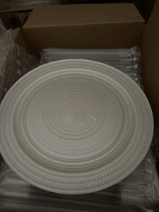 tiger chief glass charger plates