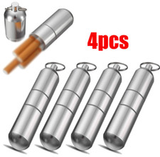 Set of 4 Anti-Collision Aluminum Cigarette Case Box Holder Splash Proof Scratch