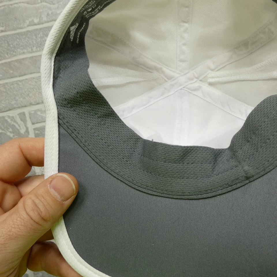 Adidas Adizero Hat Climacool Strap Back Golf Cap White Lightweight - Image 4 of 4