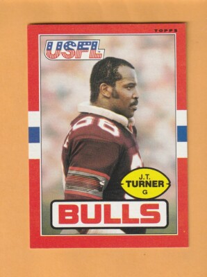 J.T. Turner Jacksonville Bulls 1985 Topps USFL #57 Duke Blue