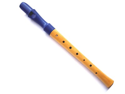 BLOCKFLÖTE SCHULFLÖTE BLAU  C-SOPRAN-FLOETE DEUTSCHE GRIFFWEISE + TASCHE JFP7 BL