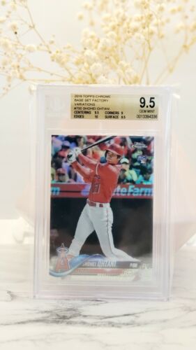 2018 Topps Chrome Shohei Ohtani RC SP #700 Variations Refractor BGS 9.5 Gem Mt! - 第 1/2 張圖片