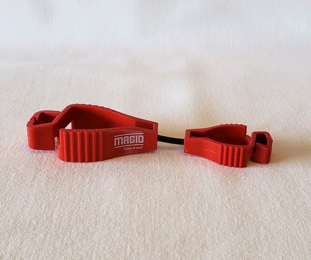 Magid Safety At Work Glove Gripper Holder Red NWOT eBay