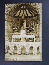 Plain Wisconsin WI Atlas Of St. Anne's Shrine Real Photo Postcard RPPC