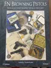 FN browning Pistols 3rd Edition Vol 1 And 2 New Hardback By Vanderlinden