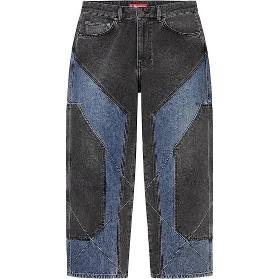 Jean à panneaux 2 tons Supreme taille 32 Ç