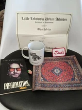 The Big Lebowski kit "Finishing my coffee" Duderino CERAMIC Coffee Cup Mug + Pad
