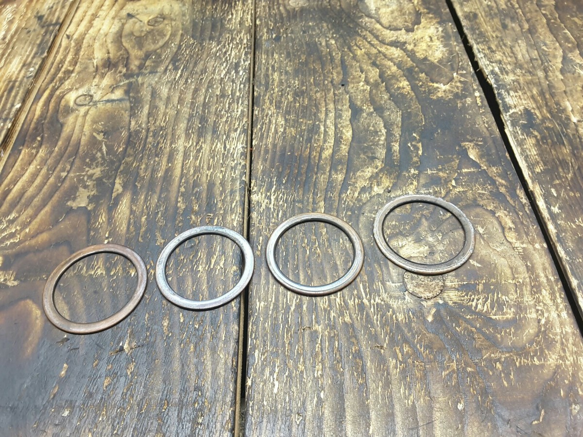 2013-2016 KAWASAKI ZX636 EXHAUST HEADER MANIFOLD gasket SEALS