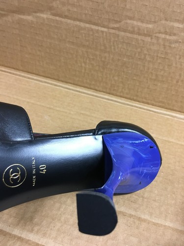 scarpe chanel bi colore con tacco alto - two-tone chanel shoes with high heels - Foto 7 di 14