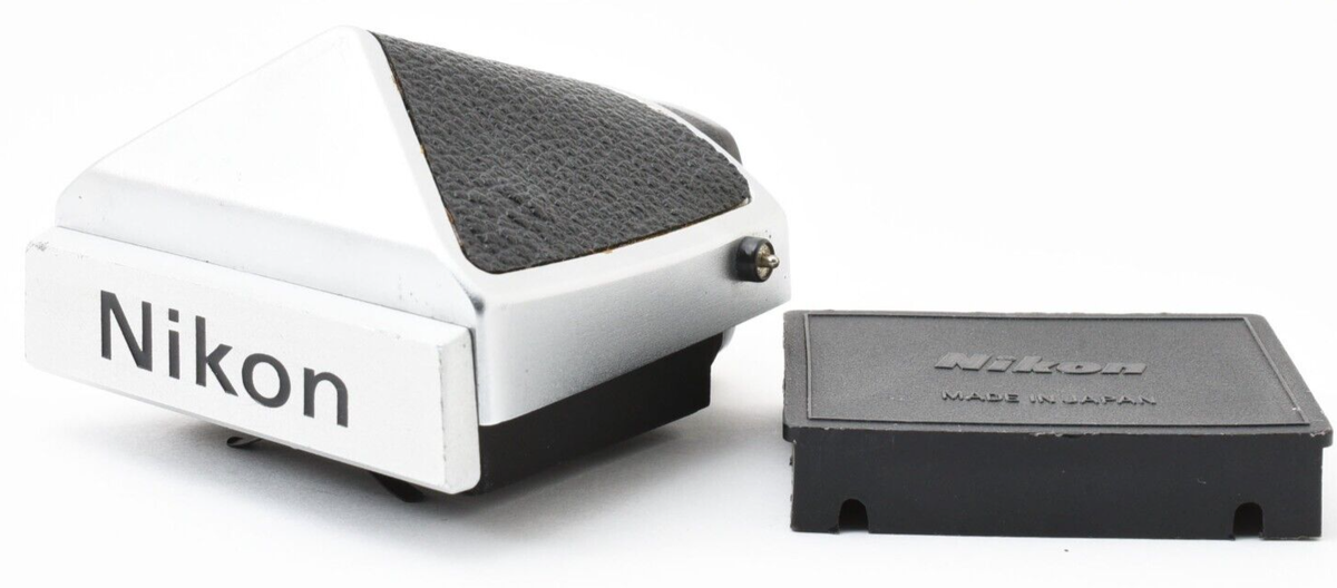 Exc+5* Nikon F2 Eye Level Finder DE-1 Silver from JAPAN Exc+5* Nikon F2 Eye Level Finder DE-1 Silver from JAPAN