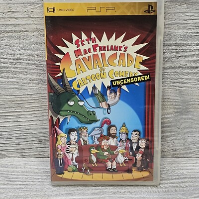 Seth MacFarlane's Cavalcade of Cartoon Comedy Sony PSP UMD Video Factory Sealed