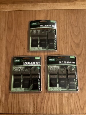 3x Smart H3MAK Universal Trade 3-teiliges Multitool Klingenset