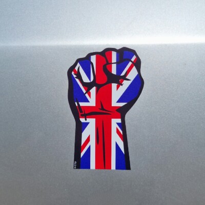 Adesivo Vinile Regno Unito 180mm – Bandiera Union Jack E Stemma Britannico - Foto 4
