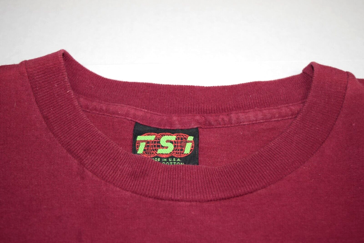 ASU T-Shirt VTG 80s 90s Arizona State 2 Tone Gold Sleeve
