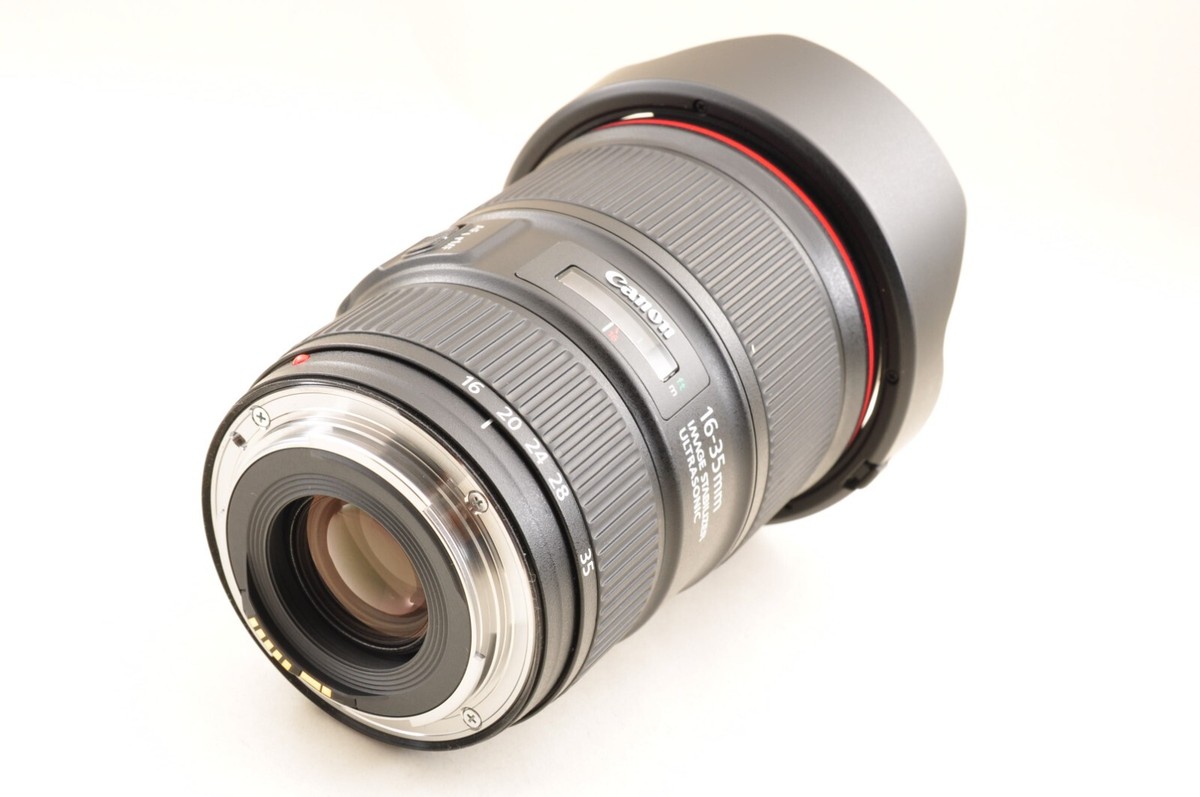 Mint* Canon EF 16-35mm F/4 L IS USM Zoom Lens w/Hood From Mint* Canon EF 16-35mm F/4 L IS USM Zoom Lens w/Hood From