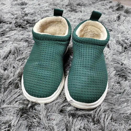 Lusso Cloud The Guru Lammfellschuhe Herren 5 Damen 7 grün Waffel Sherpa Slipper - Bild 7 von 14