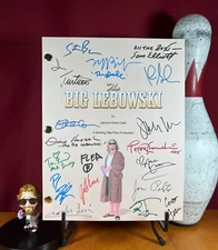 The Big Lebowski Script Signed- Autograph Reprints- 119 Pages- Jeff Bridges
