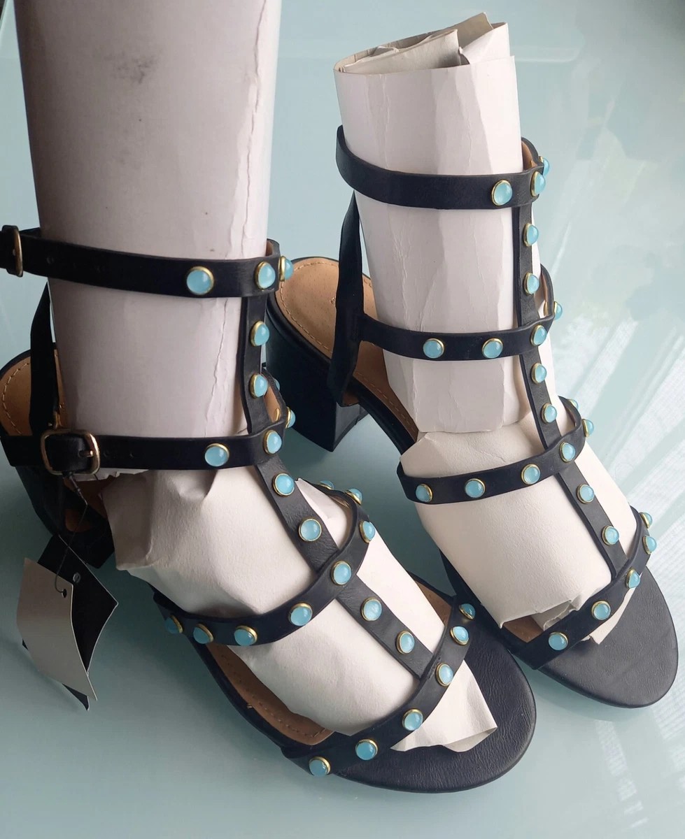 Blue hotsell gladiator heels