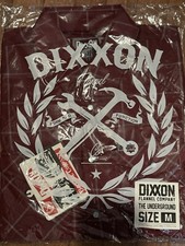 DIXXON FLANNEL - The Underground - MENS M MEDIUM BNIB with Sticker Throwback