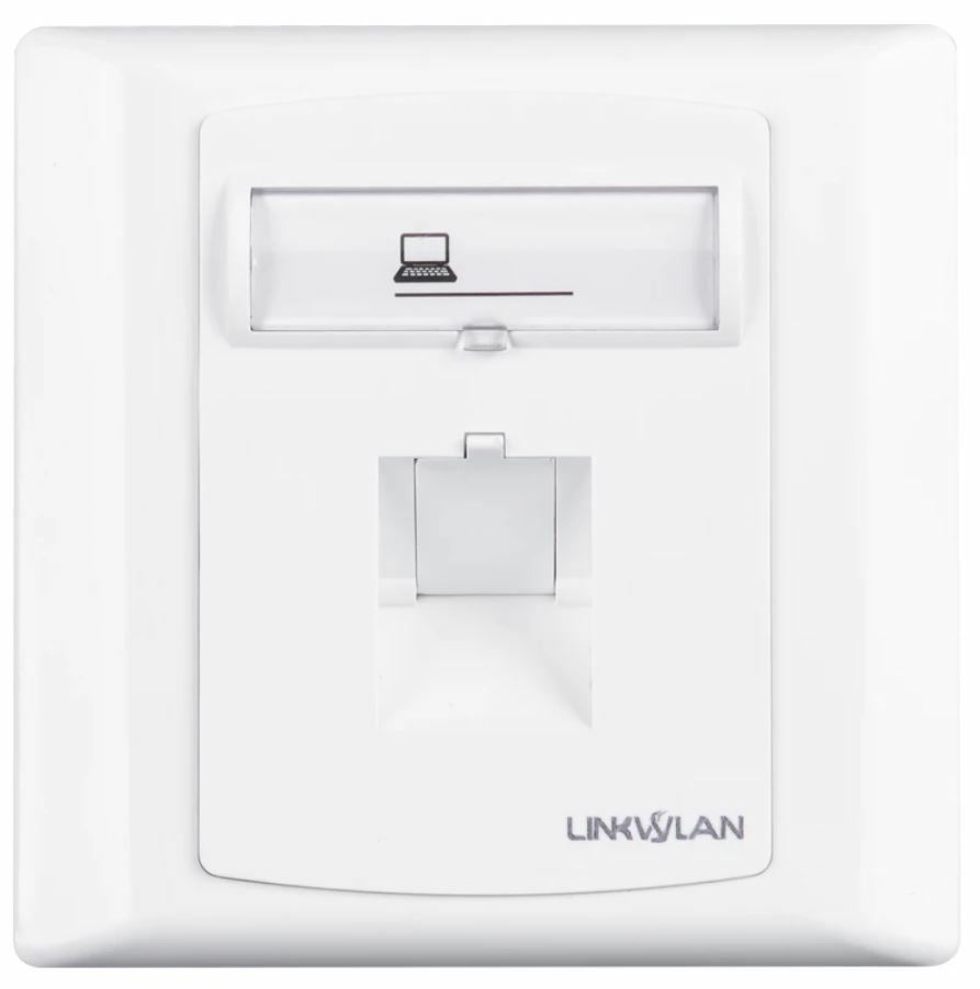 Cat 8 Wall Socket RJ45 Socket Premium Face Plate with CAT 8 7 6A Keystone Network (Single /Double) | eBay