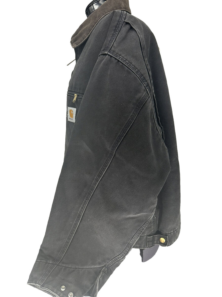 Vintage Carhartt JB1 BLK Sandstone Blanket Lined Jacket Mens Vintage Carhartt JB1 BLK Sandstone Blanket Lined Jacket Mens