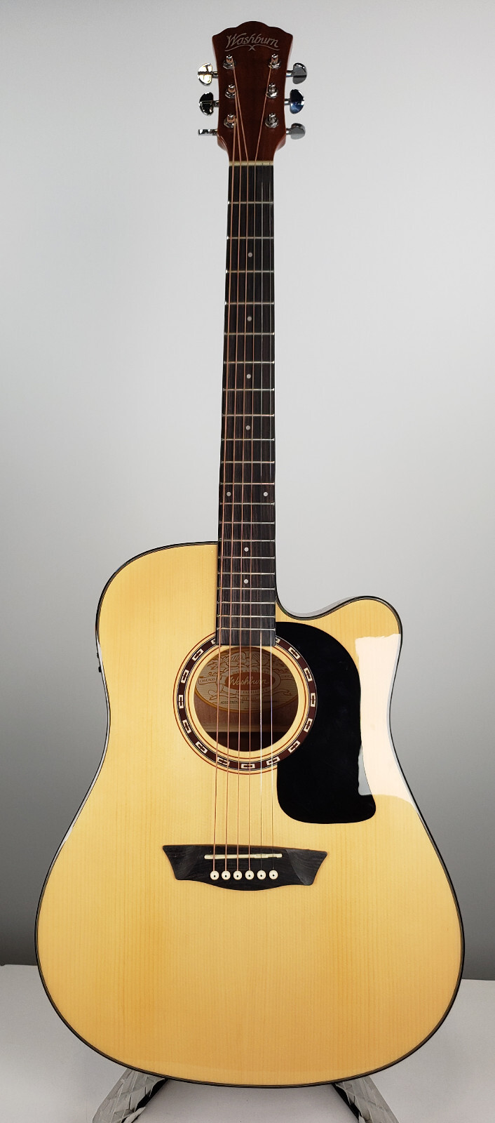 Washburn Apprentice D5CE AcousticElectric Guitar Pack Natural