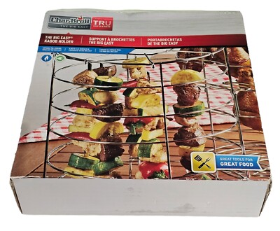 Char-Broil The Big Easy Kabob Holder & 8 Skewers #5783 BRAND NEW