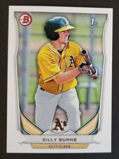 2014 Bowman #BP-19 Billy Burns A'S 1st Bowman paper baseball card NM/MT
