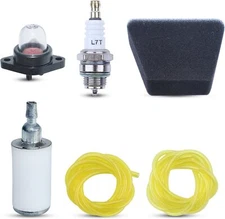 188-513 Snap in Primer Bulb Air Filter Fuel Line Spark Plug For Poulan Craftman