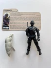 GI Joe 1985 Snake Eyes and Wolf with File Card, missing gun