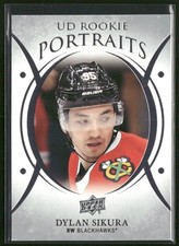 2018-19 Upper Deck Dylan Sikura UD Portraits RC #P-92 Chicago Blackhawks